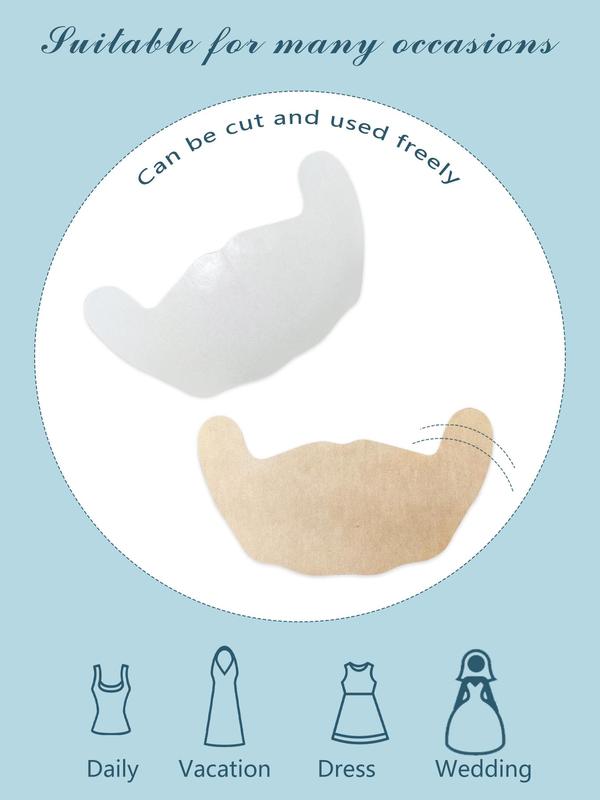 Women's Disposable Seamless Nipple Cover, Breathable Comfortable Self-adhesive Breast Sticker, Women's Lingerie Accessories