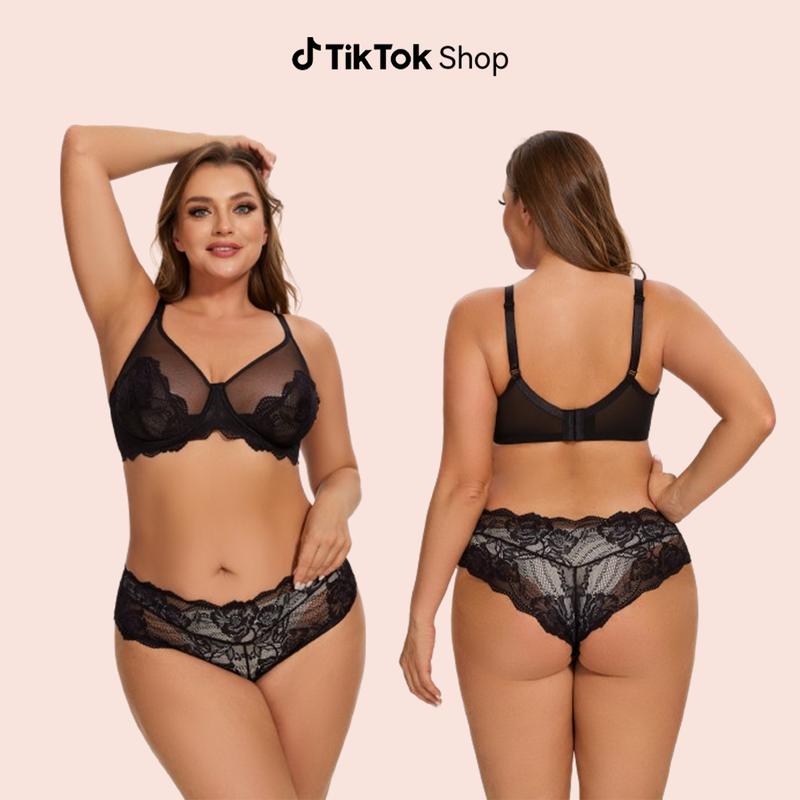 SheCurve Full Coverage Lace Minimizer Bra