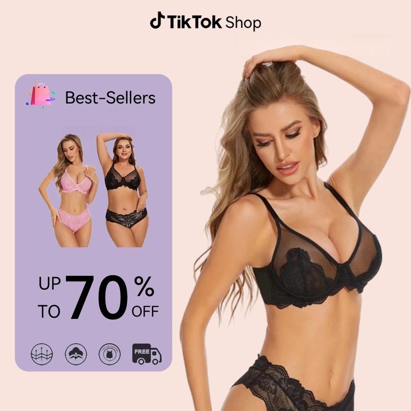 SheCurve Full Coverage Lace Minimizer Bra