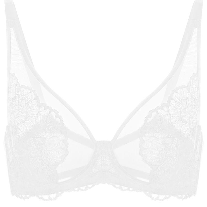 Live Only HSIA Blossom Plus Size Soft Lace Full Coverage Women Unlined Underwire Bra Mesh Soft Womenswear