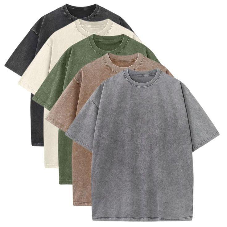Comfort Color unisex Plain T-shirt for women & men, Multi Pack Crew Neck Bulk Undershirts - 17 different colors