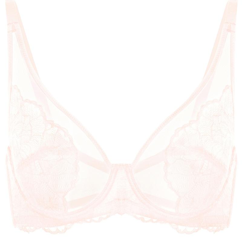 Live Only HSIA Blossom Plus Size Soft Lace Full Coverage Women Unlined Underwire Bra Mesh Soft Womenswear