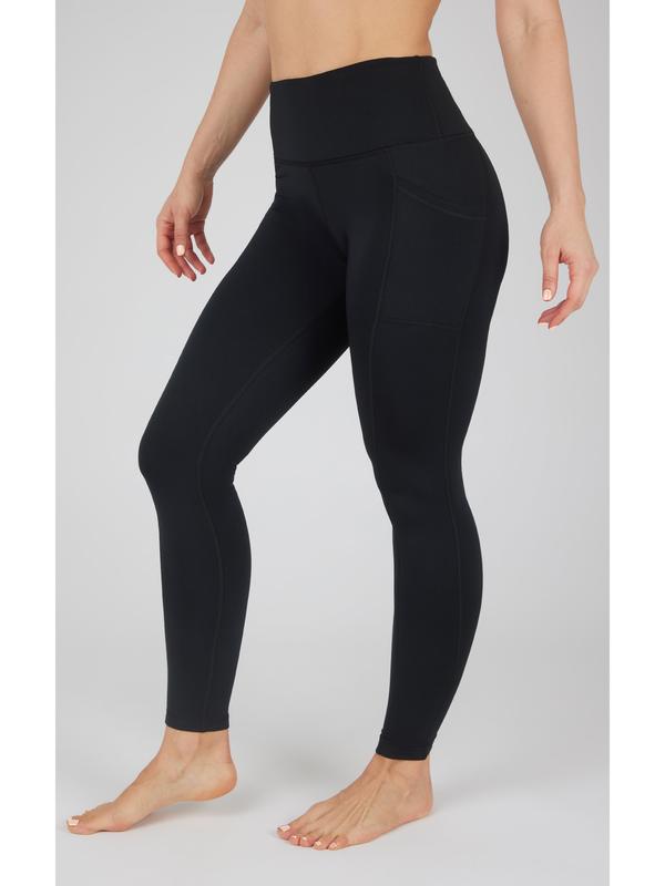 90 Degree By Reflex Fleece-Lined Cold Gear Legging with Side Pockets