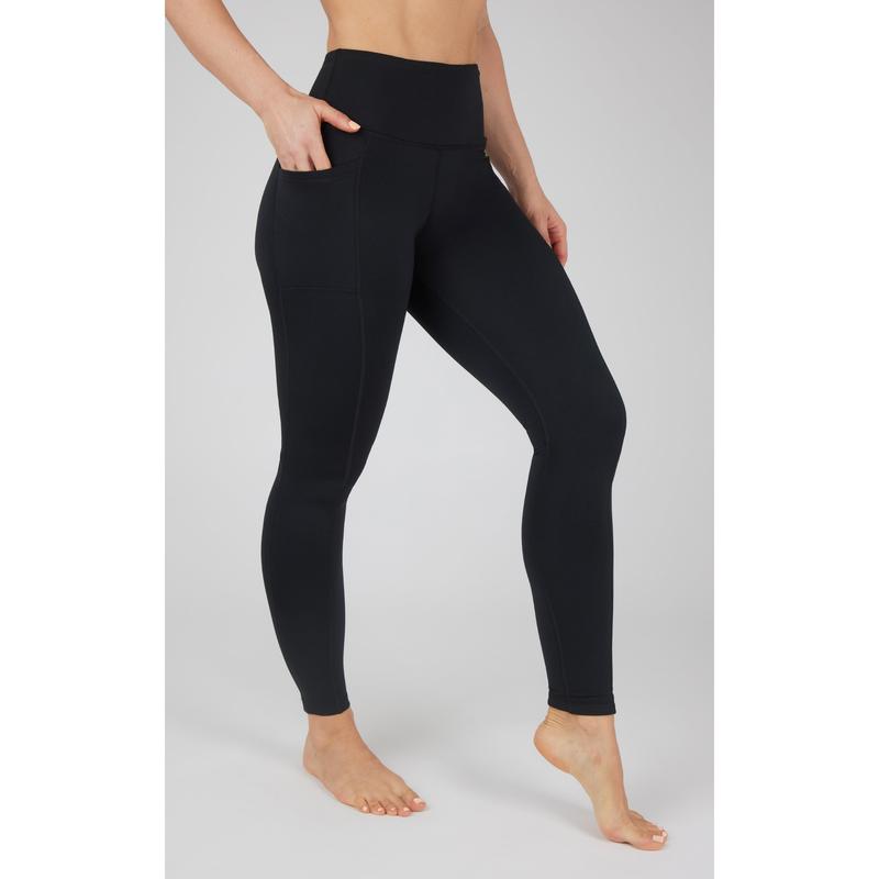 90 Degree By Reflex Fleece-Lined Cold Gear Legging with Side Pockets