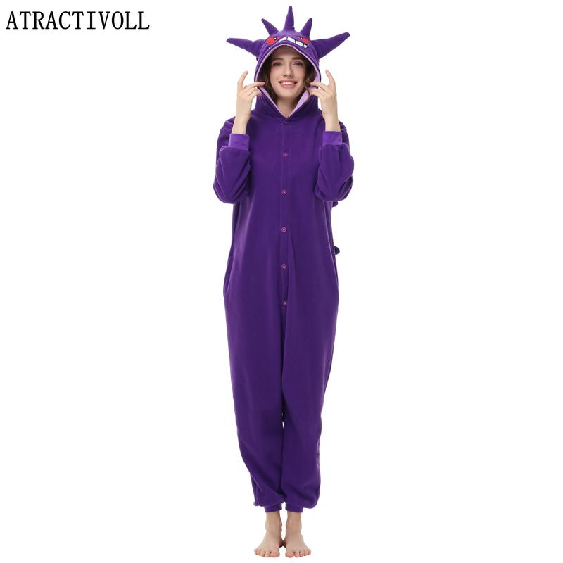 ATRACTIVOLL Christmas Party Dresses One Piece Pajamas，Cartoon Pajamas Adult Student Couple ，Womenswear Loungewear Nightwear Plush Homewear Pajama Set Soft Cute xmas  pj