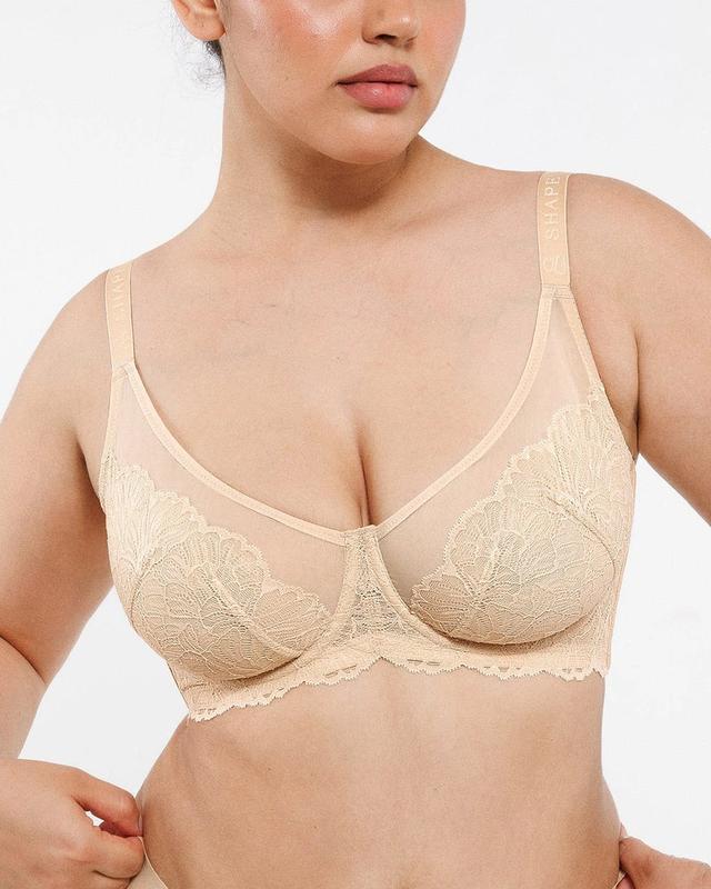 Shapellx Supportive Unlined Lace Underwired Bra Sales