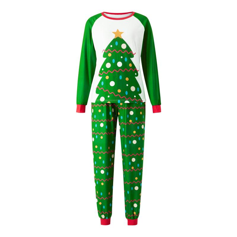 Christmas Family Matching Pajama Sets Christmas Sleepwear Holiday PJS Sleepwear for Women Men Kid