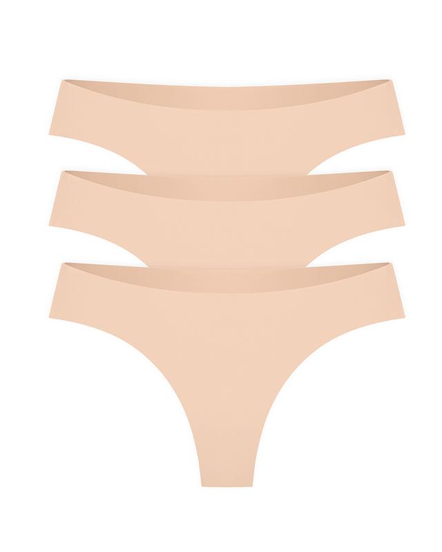 Shapellx Sculpt 3-Pack Seamless Stretch Thong