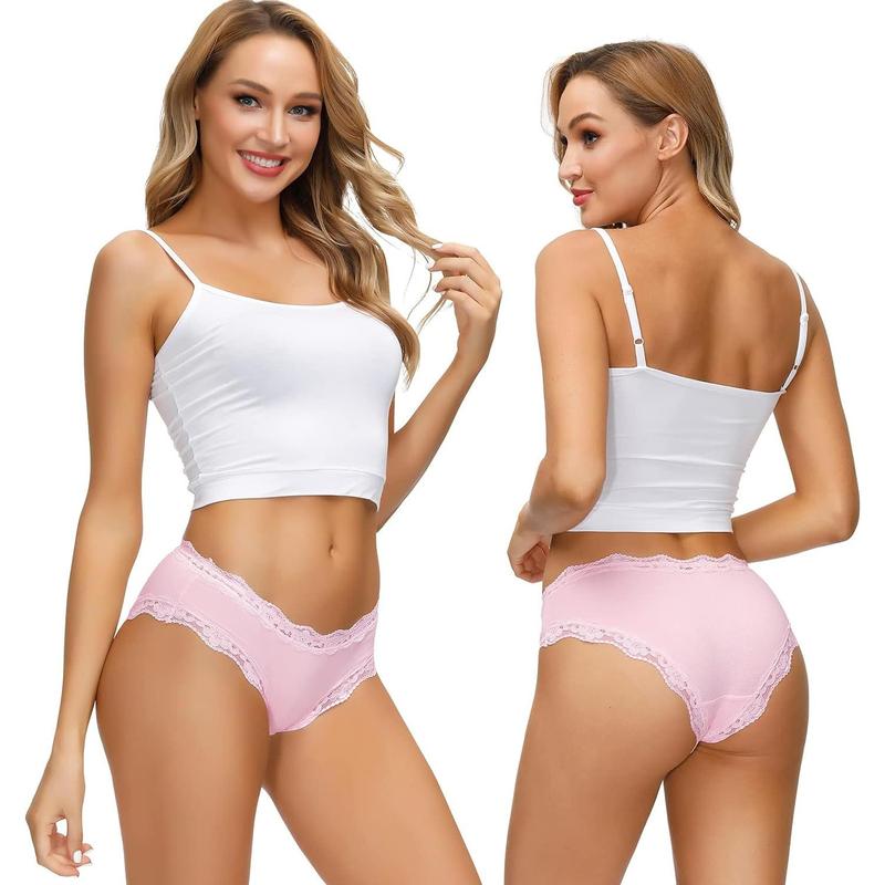 Women's Underwear Soft Breathable Cotton Briefs Women's Underwear 5 Pack