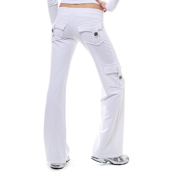 2024 New Arrival Hot Sale Casual Fashion Slim Fit Thin Waist Elastic Waist Button Pocket Yoga Pants