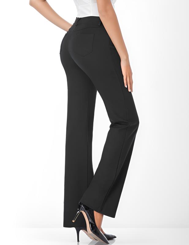 Women's stretch micro-stretch business casual pants for office work