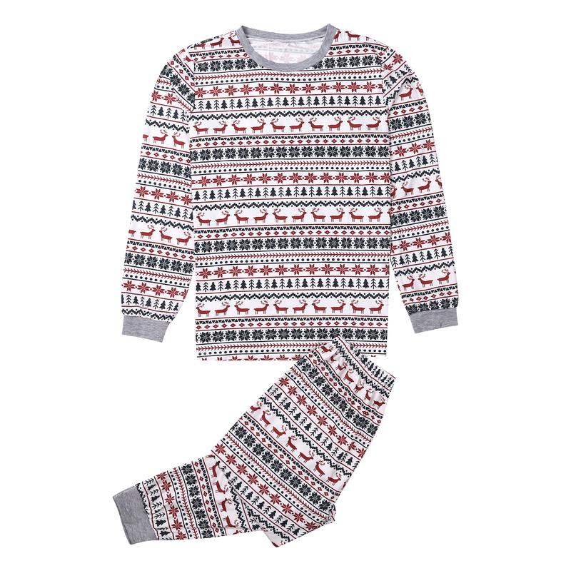 Family Christmas Pyjama Sets Men Women Child Matching Pjs Set for Adults and Kids Holiday Xmas Nightwear Sleepwear