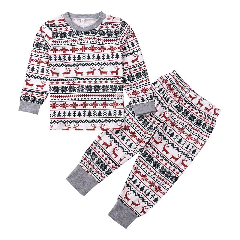 Family Christmas Pyjama Sets Men Women Child Matching Pjs Set for Adults and Kids Holiday Xmas Nightwear Sleepwear