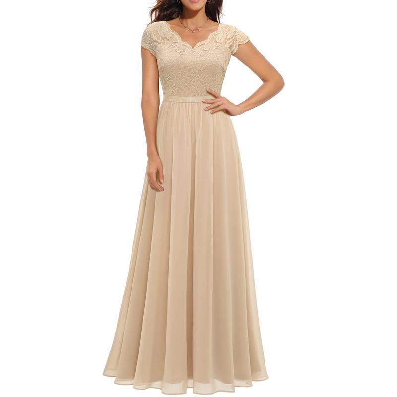 Womens Long Formal Dresses Bridesmaid Wedding Guest Dress for Bride Prom Dresses for Women Teens