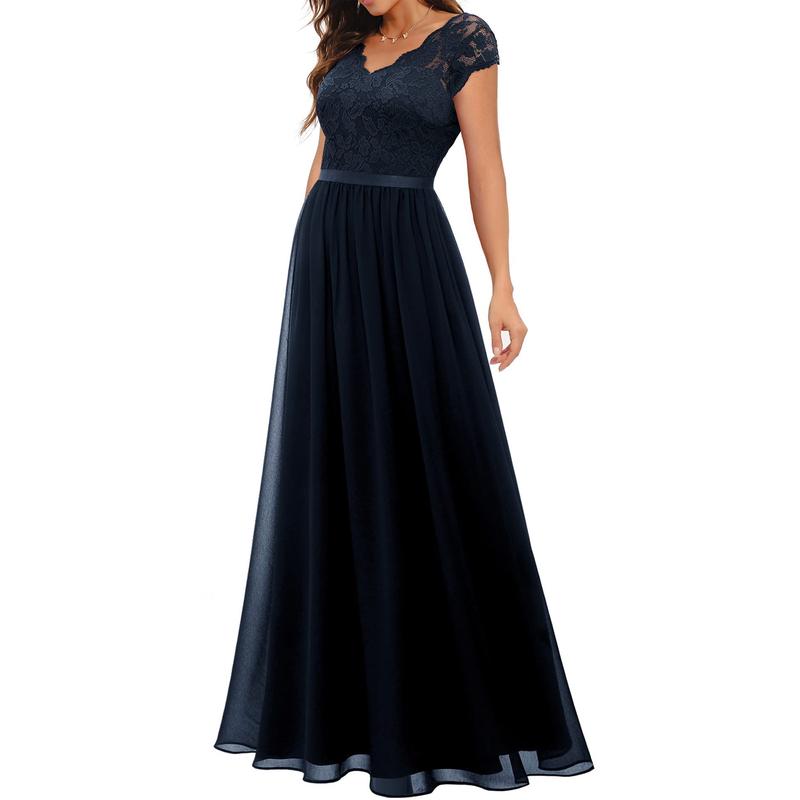 Womens Long Formal Dresses Bridesmaid Wedding Guest Dress for Bride Prom Dresses for Women Teens