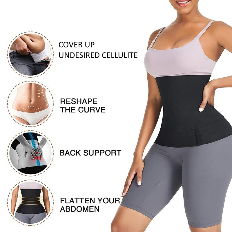 Women's Bandage Wrap Waist Trainer & Shaper Clothes Shapewear Breathable Comfort Compression