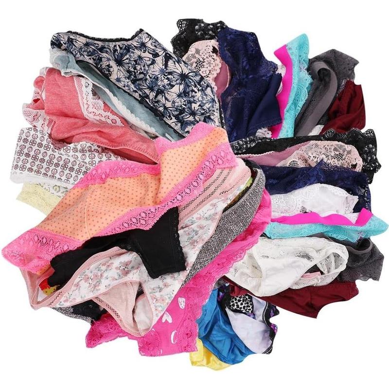 Women Underwear,Varity of Panties 12 Pack Boyshort Hipster Briefs Assorted