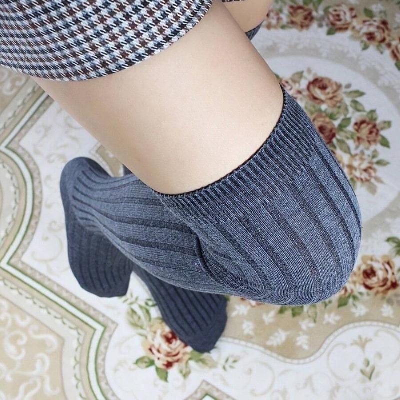 Women's Blend Thigh High Knit Style Over The Knee Socks - Underwear, Womenswear