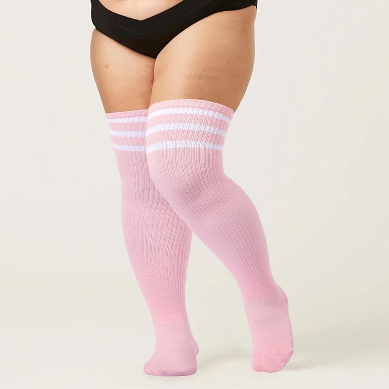 Plus Size Thigh High Socks forWomen Thick Thighs Cotton KnitExtra Long Over the Knee Leg Warmer