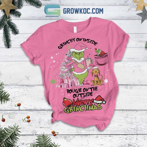 G Merry Grinchmas Christmas Fleece Pajamas Set