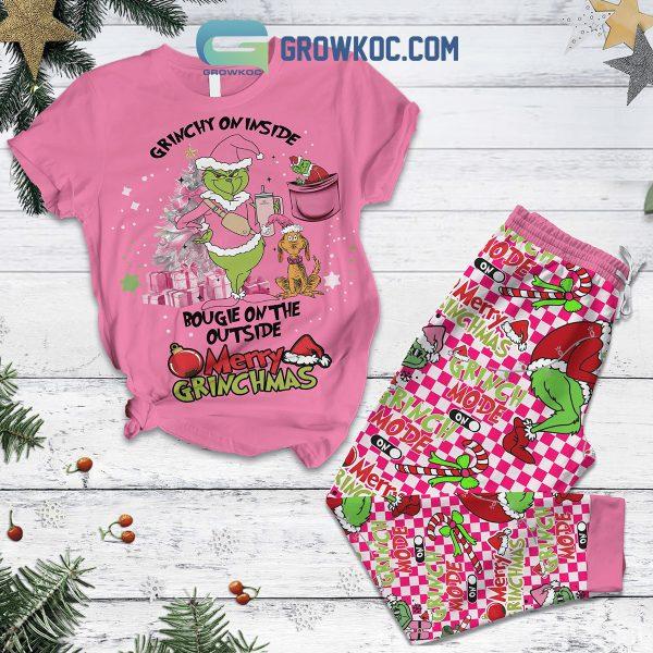 G Merry Grinchmas Christmas Fleece Pajamas Set