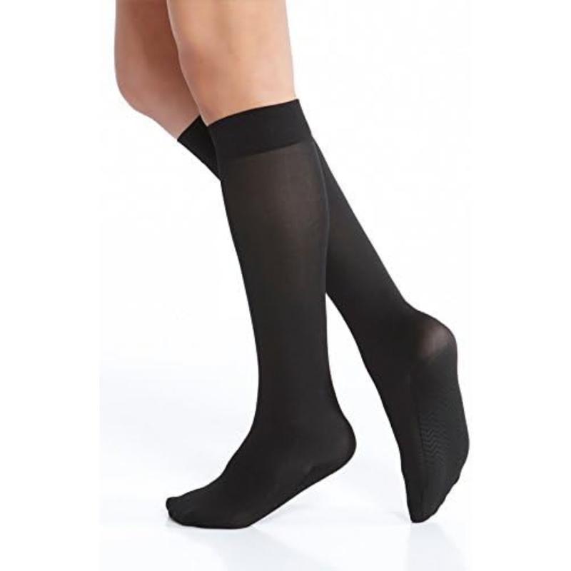 Queen Size Trouser Socks for Women, 6 Pairs Plus Stretchy Opaque Knee High Bulk Dress Sock