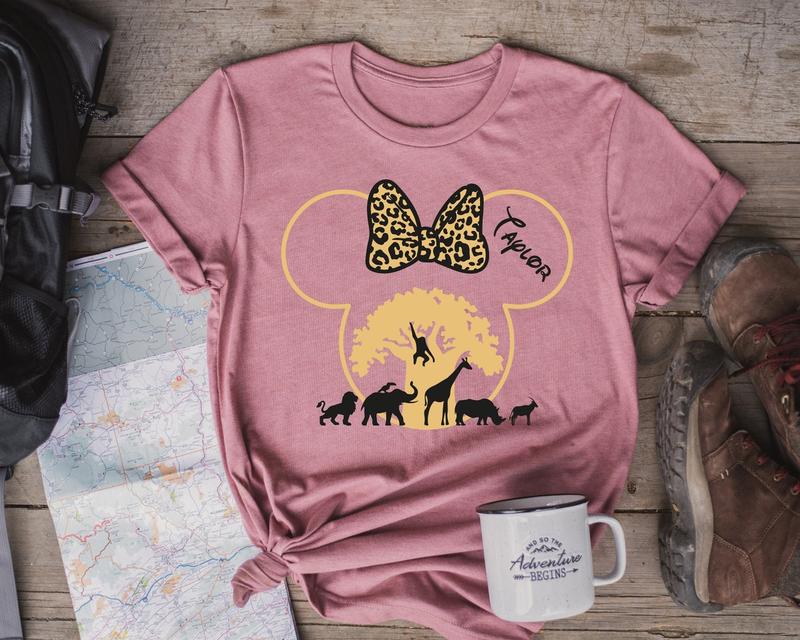 Custom Disneyland Animal Kingdom Shirts, Safari Family Matching Shirts, Disneyland Trip Shirts, Disneyland Birthday Shirt, Disneyworld Custom Name Shirt