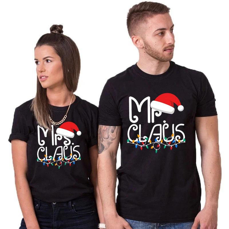 funny couple shirts funny couple shirts  Black Friday Deals Mr and Mrs Claus Couples Matching T-Shirt Funny Christmas Party Lovers Sweet Shirt Christmas Trend Style Wife Husband T-shirts