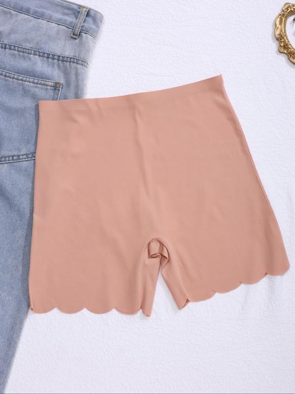 Women's Solid Color Boyshorts, Soft Comfy Breathable Seamless Panty for Daily Wear, Underwear for All Seasons