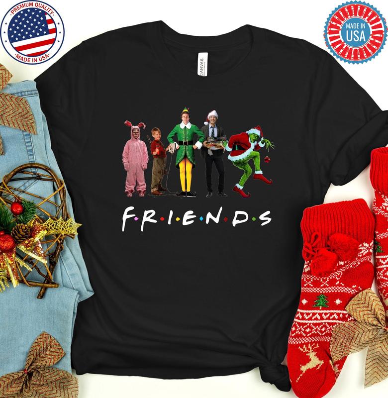 Christmas Friends Shirts, Christmas Movie Watching Shirt, Christmas Shirt Kids, Funny Christmas Shirt Gift, Christmas Vacation Shirts Family