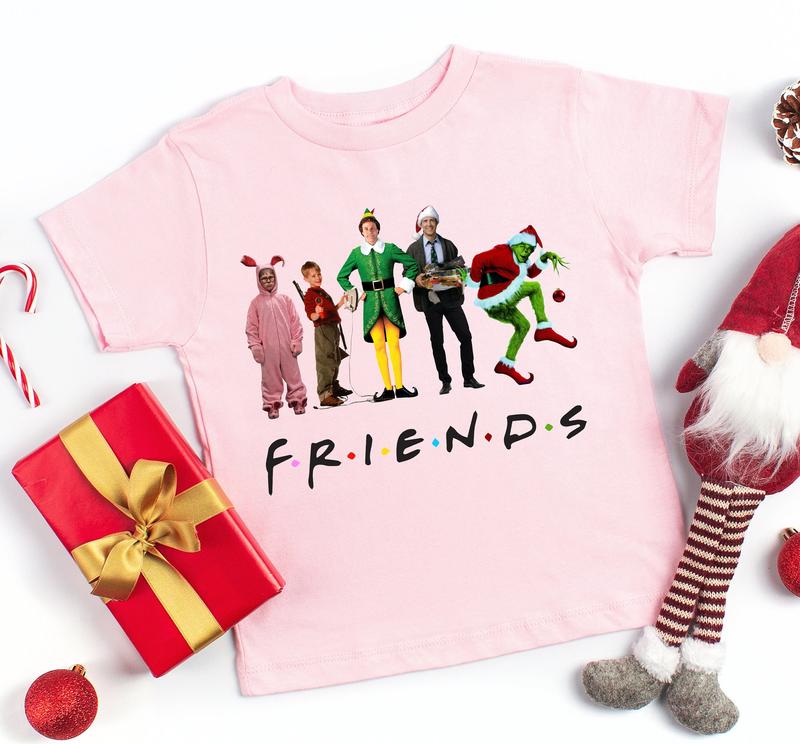 Christmas Friends Shirts, Christmas Movie Watching Shirt, Christmas Shirt Kids, Funny Christmas Shirt Gift, Christmas Vacation Shirts Family