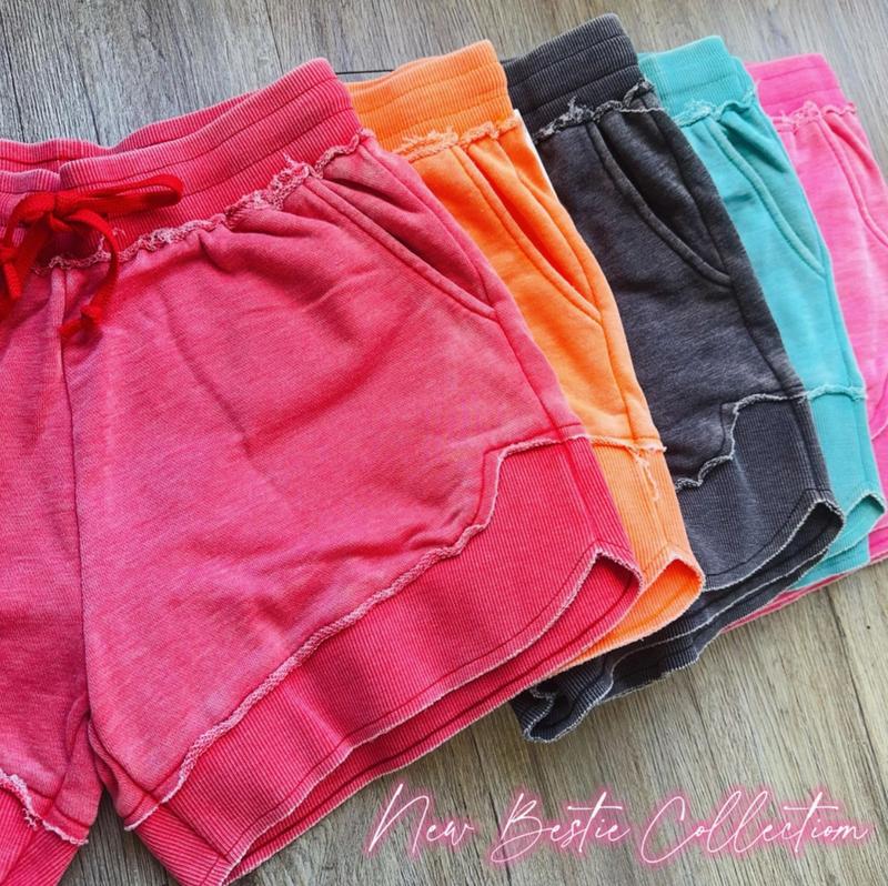 Ne Bestie Ash Wash Shorts- Multiple Colors