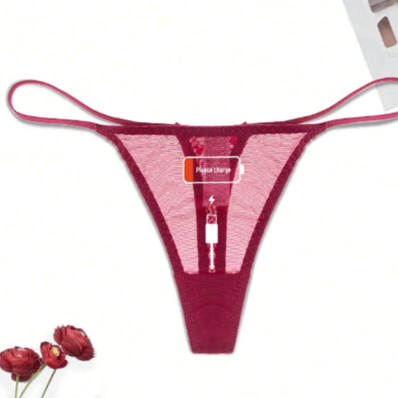 Women's Slogan Graphic Mesh Thong for Panty and Underwear - Panties, Womenswear