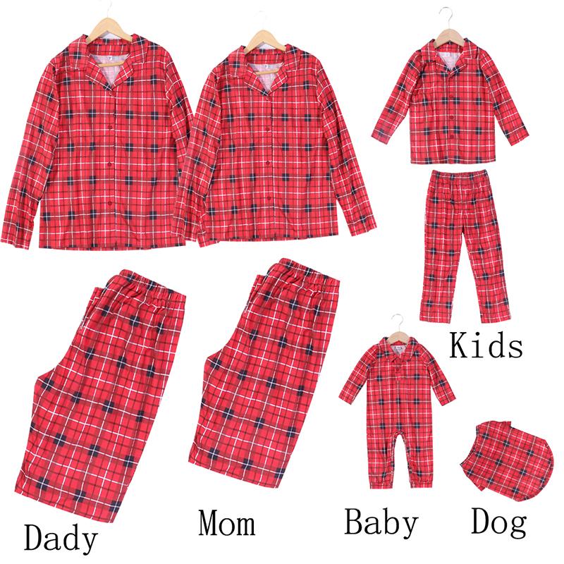 New Christmas Whole Family Print Set Pajamas Does not apply