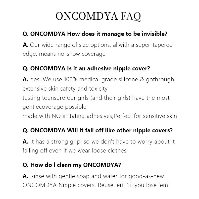 ONCOMDYA Reusable Covers,medical grade silicone,GrippySeamless Covers,Waterproof and sweat