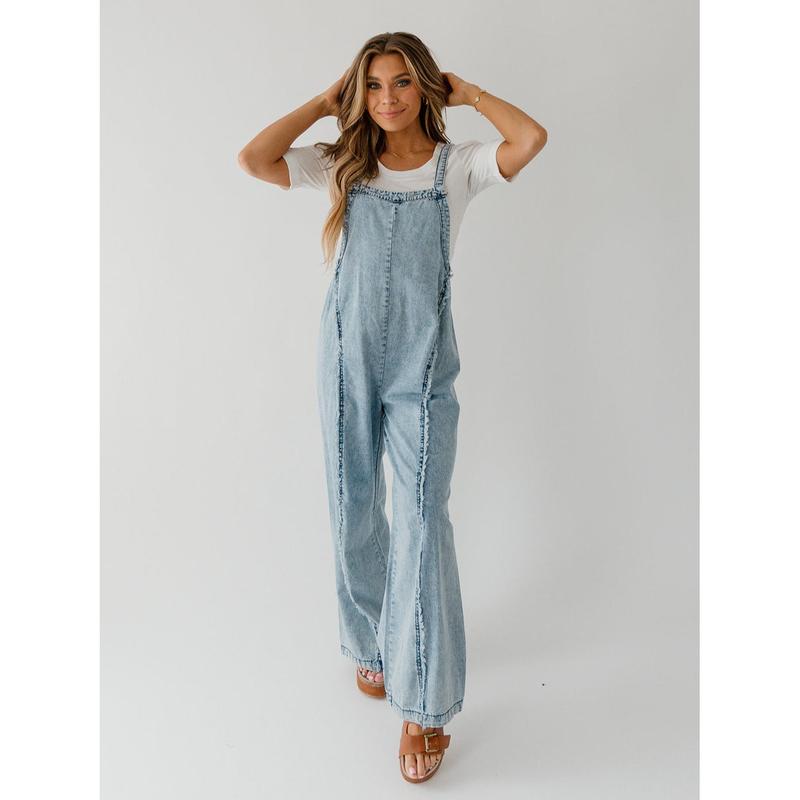 Nora 90's Denim Overalls