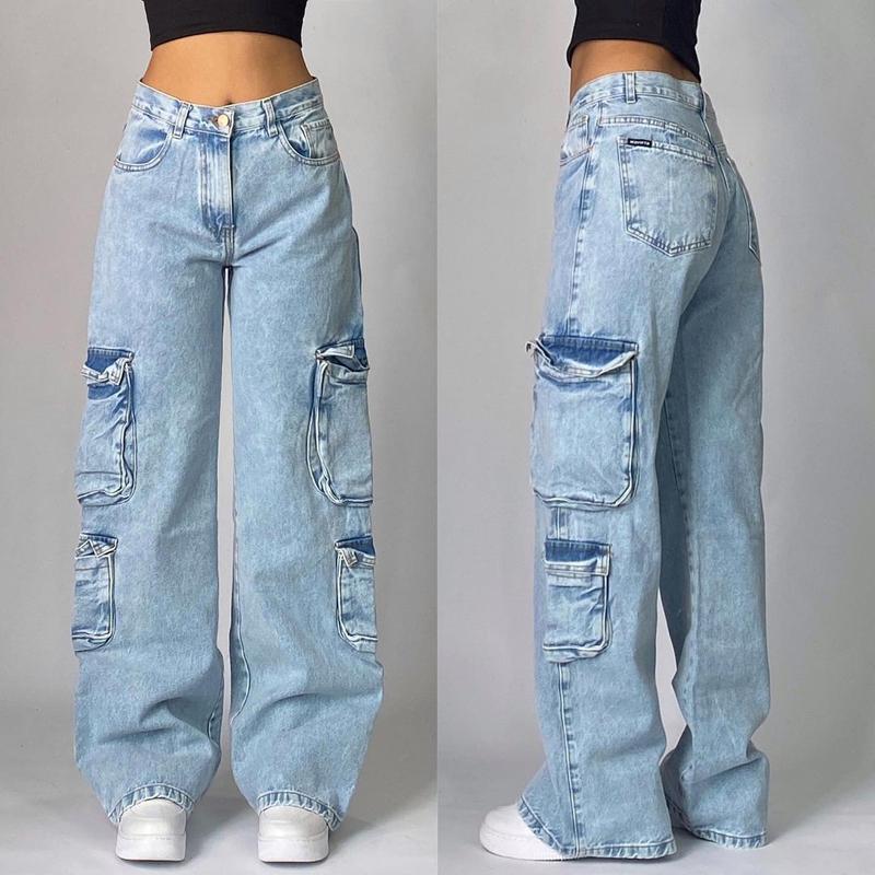 Y2K Fashion New Women Letter Print Baggy Jeans Streetwear Vintage Gothic Popular Casual Joker High Waist Wide Leg Pants Clothing