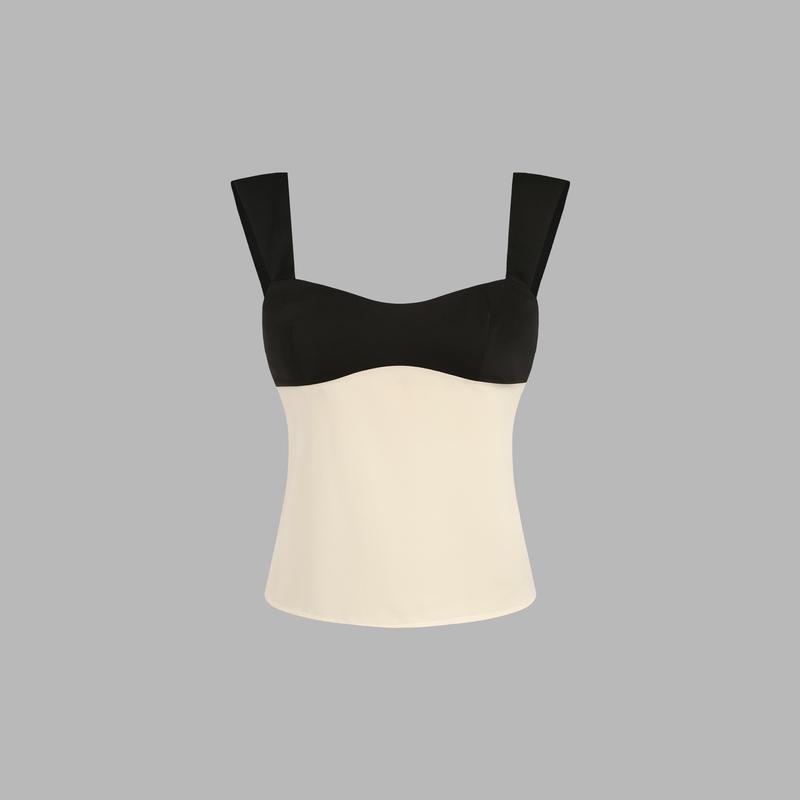 Cider [size 2-10] Satin Two Tone Cami Top