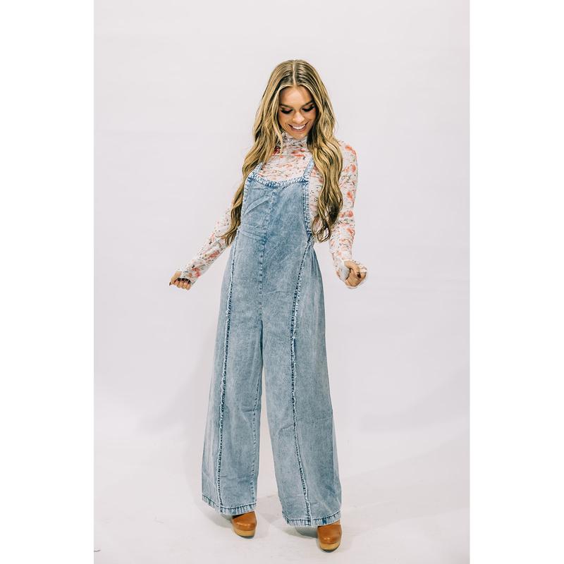 Nora 90's Denim Overalls