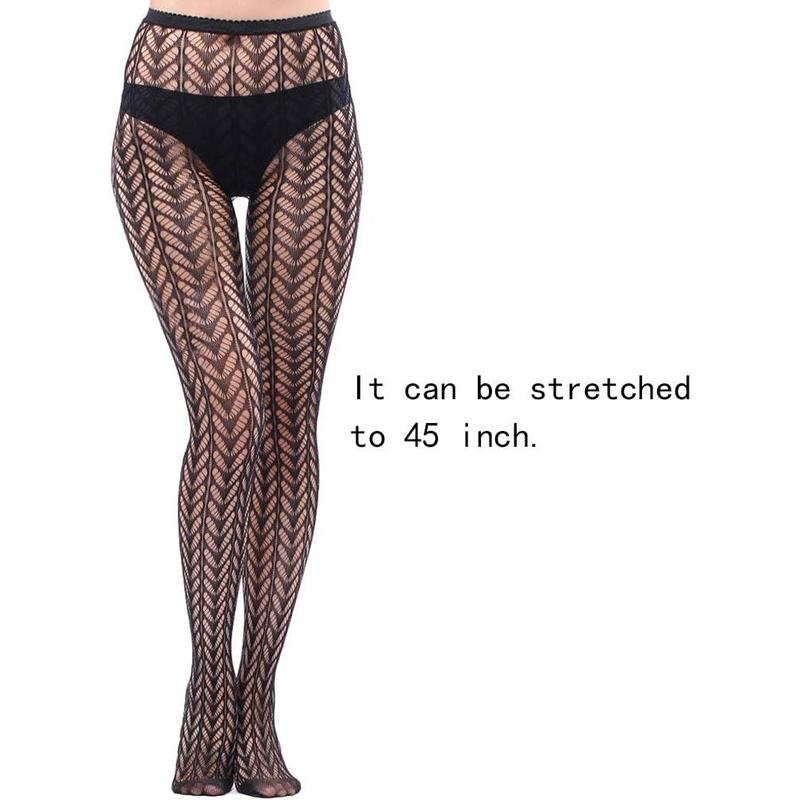 8 Pairs Lace Tights Fishnet Floral Stockings Lace Patterned Tights Small Hole Pattern Leggings Tights Net Pantyhose