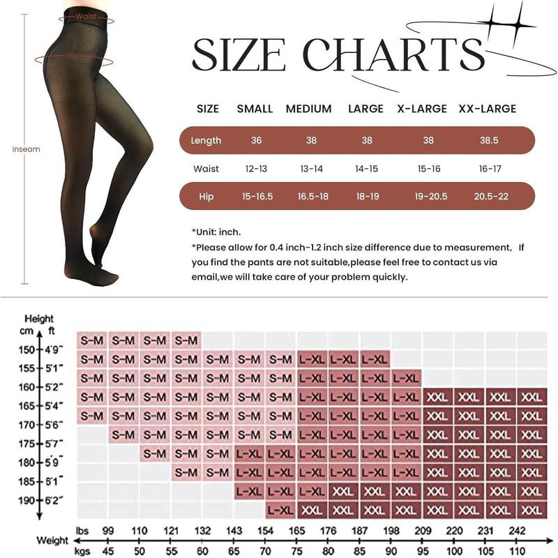 One-lined Seam  Fleece Lined Tights Women,Sheer Fake Translucent Winter Thermal Pantyhose Opaque Warm Thick High Waist Leggings-NY-025