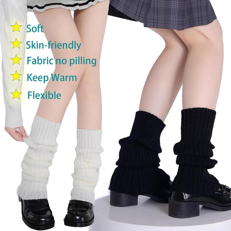 Leg Warmers for Women Winter - Leg Warmers y2k 80s Neon Ribbed leg socks outfit for Eighty's Party Sports Yoga