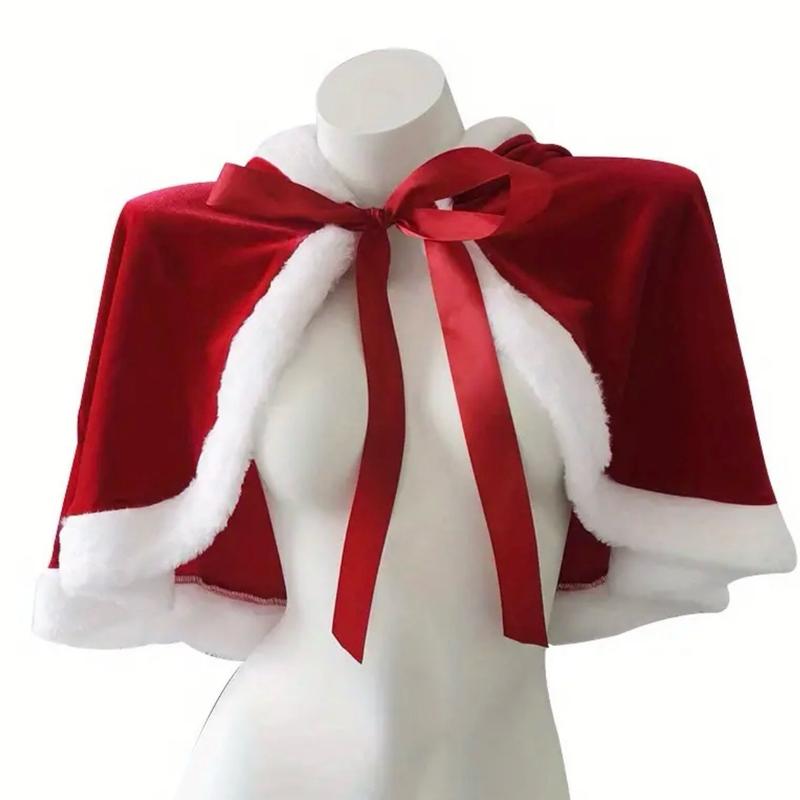 Women's Classic Adorable Sexy Rabbit Ears Red Cloak Robes, Capes Cardigan Bunny Hoodie- Perfect for Halloween, Christmas, Cosplay & Stage Performance - Clothing, Womenswear Santa Bustier