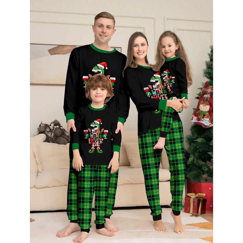 Christmas family Wine Time Pajama Set Womenswear Clothing