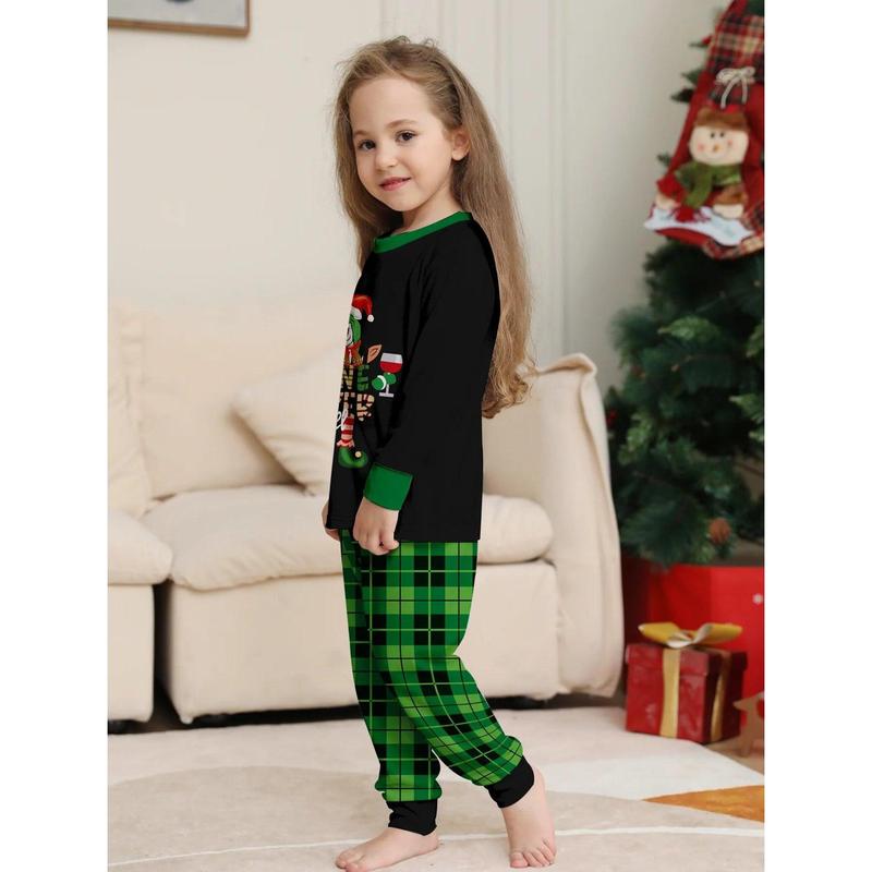 Christmas family Wine Time Pajama Set Womenswear Clothing