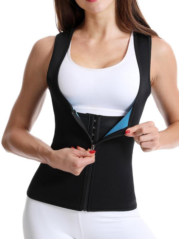 Women's 2 IN 1 Zipper Hook And Eye Shapewear Top, Body Shaper Vest for Postpartum Recovery & Weight Loss, Women's Shapewear