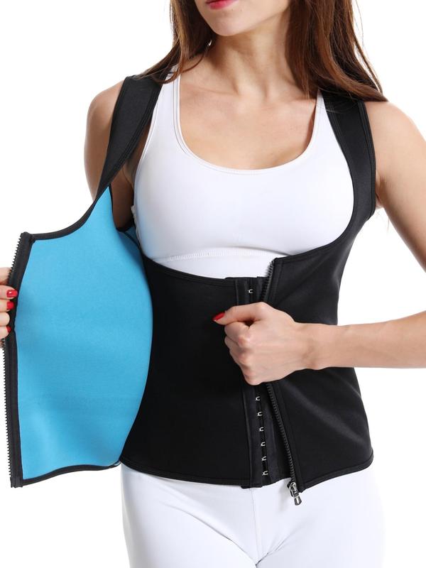 Women's 2 IN 1 Zipper Hook And Eye Shapewear Top, Body Shaper Vest for Postpartum Recovery & Weight Loss, Women's Shapewear