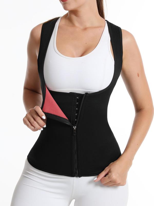 Women's 2 IN 1 Zipper Hook And Eye Shapewear Top, Body Shaper Vest for Postpartum Recovery & Weight Loss, Women's Shapewear