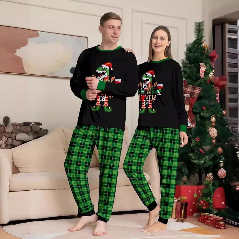 Christmas family Wine Time Pajama Set Womenswear Clothing