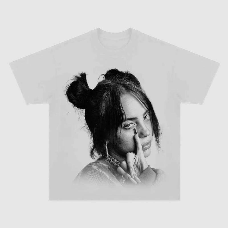 Billieee Eilishhh T-shirt, Graphic Tee - Fan Favorite